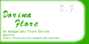 dorina flore business card